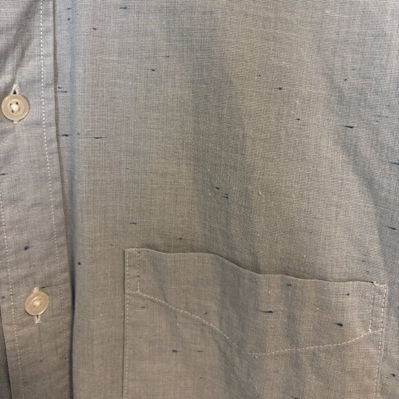 Bonobos Men’s XL Extra Large Slim Fit Button Down Dress Shirt Blue Marled Print - Picture 7 of 7